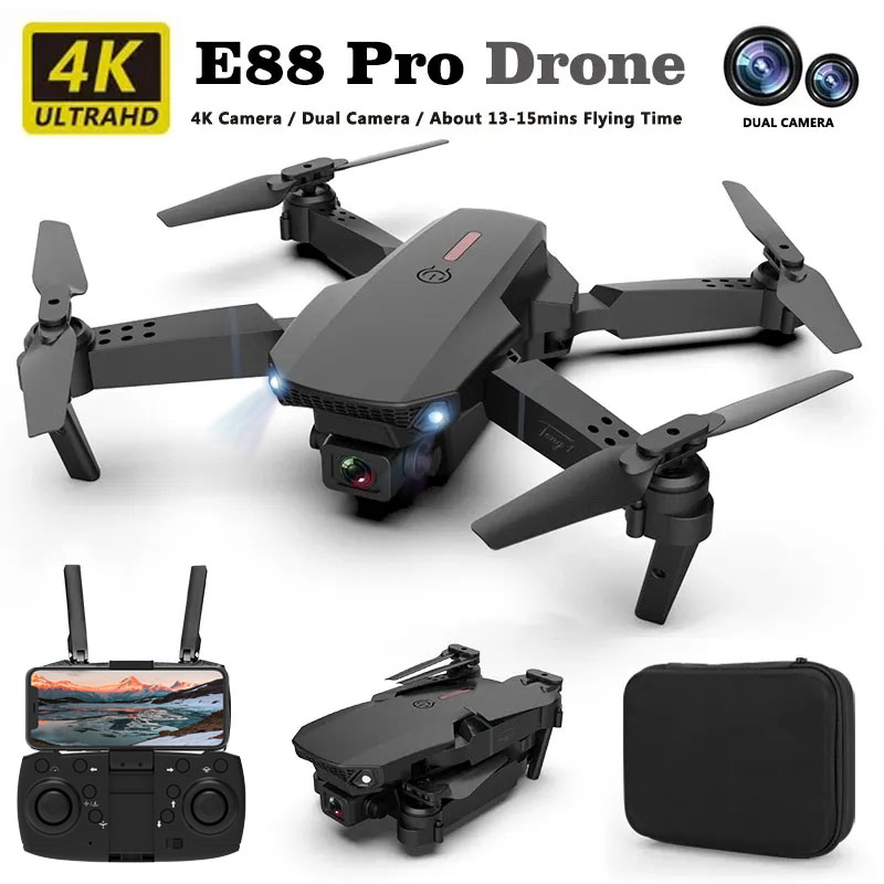 Drone Mapping - Dron profesional E88pro, flujo óptico 4k,