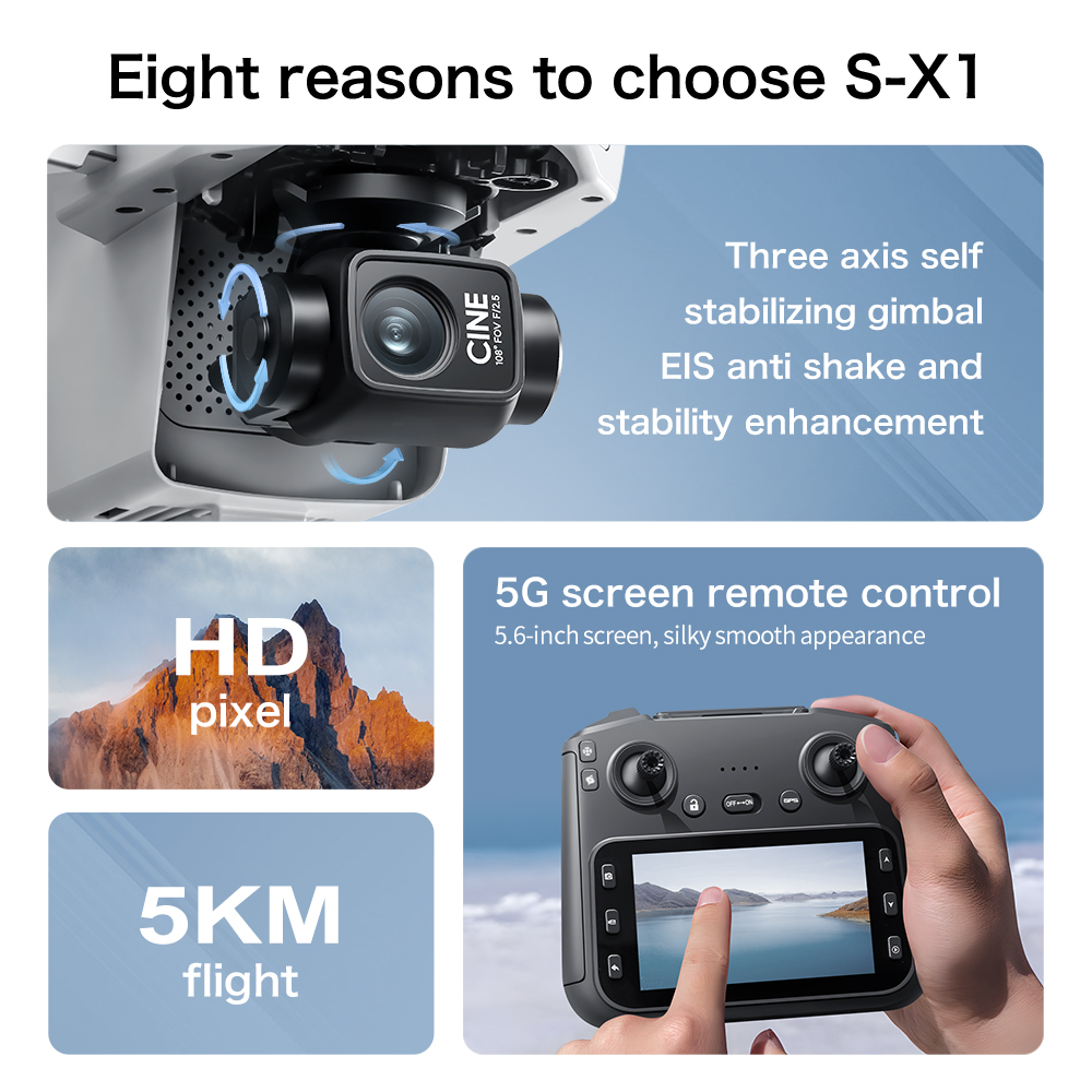 Dron Aéreo Original S-X1 GPS P - Drone Mapping reseña y precio