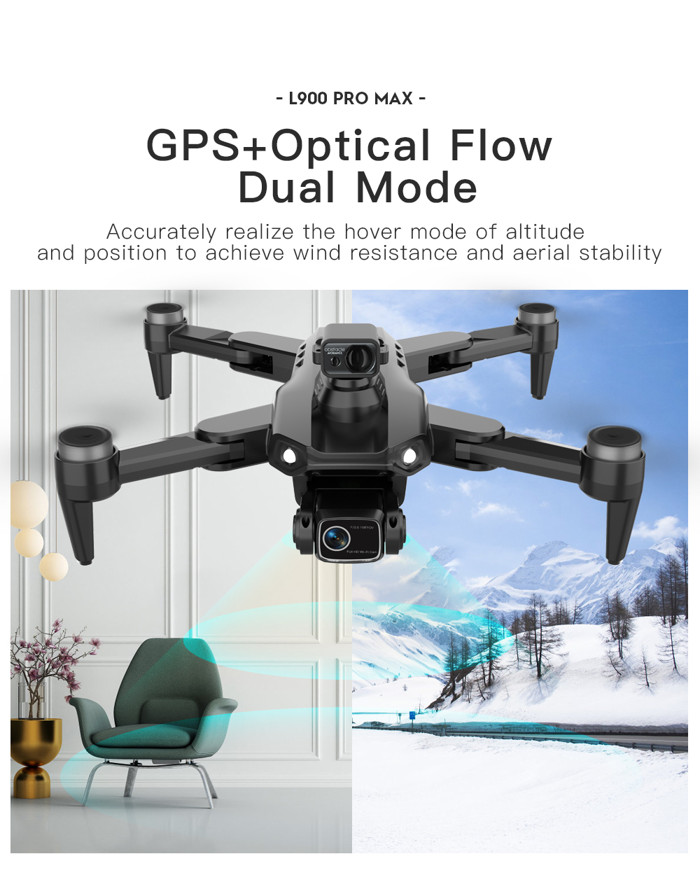 LYZRC L900 PRO MAX láser evita - Drone Mapping reseña y precio
