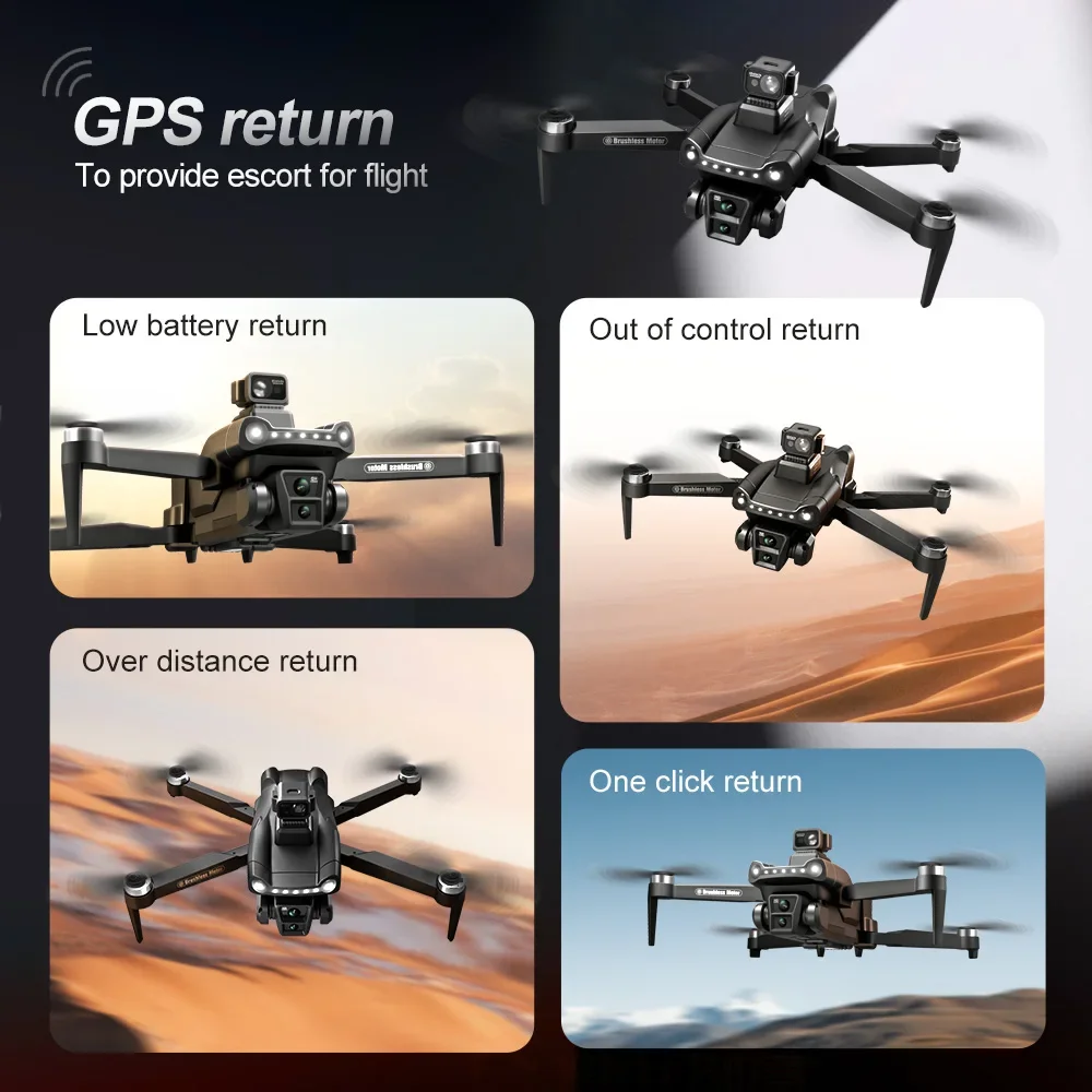 Dron Profesional V198GPS 4K Or - Drone Thermal Imaging reseña y precio